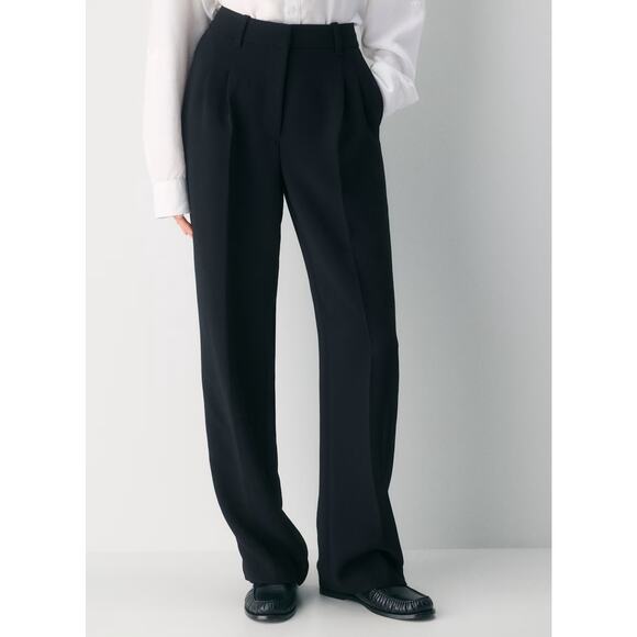Aritzia Wilfred The Effortleess Pants Crepette Black - Picture 2 of 11